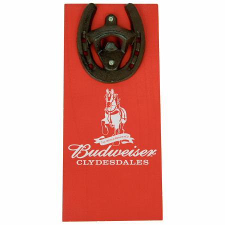 Budweiser Clydesdales Horseshoe Bottle Opener